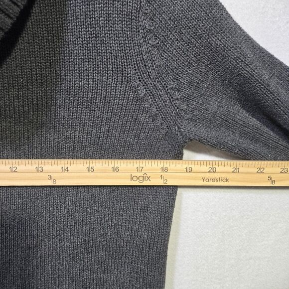 Athleta Cowl Sweater Dress Tunic grey Women medium Pockets - Picture 4 of 11